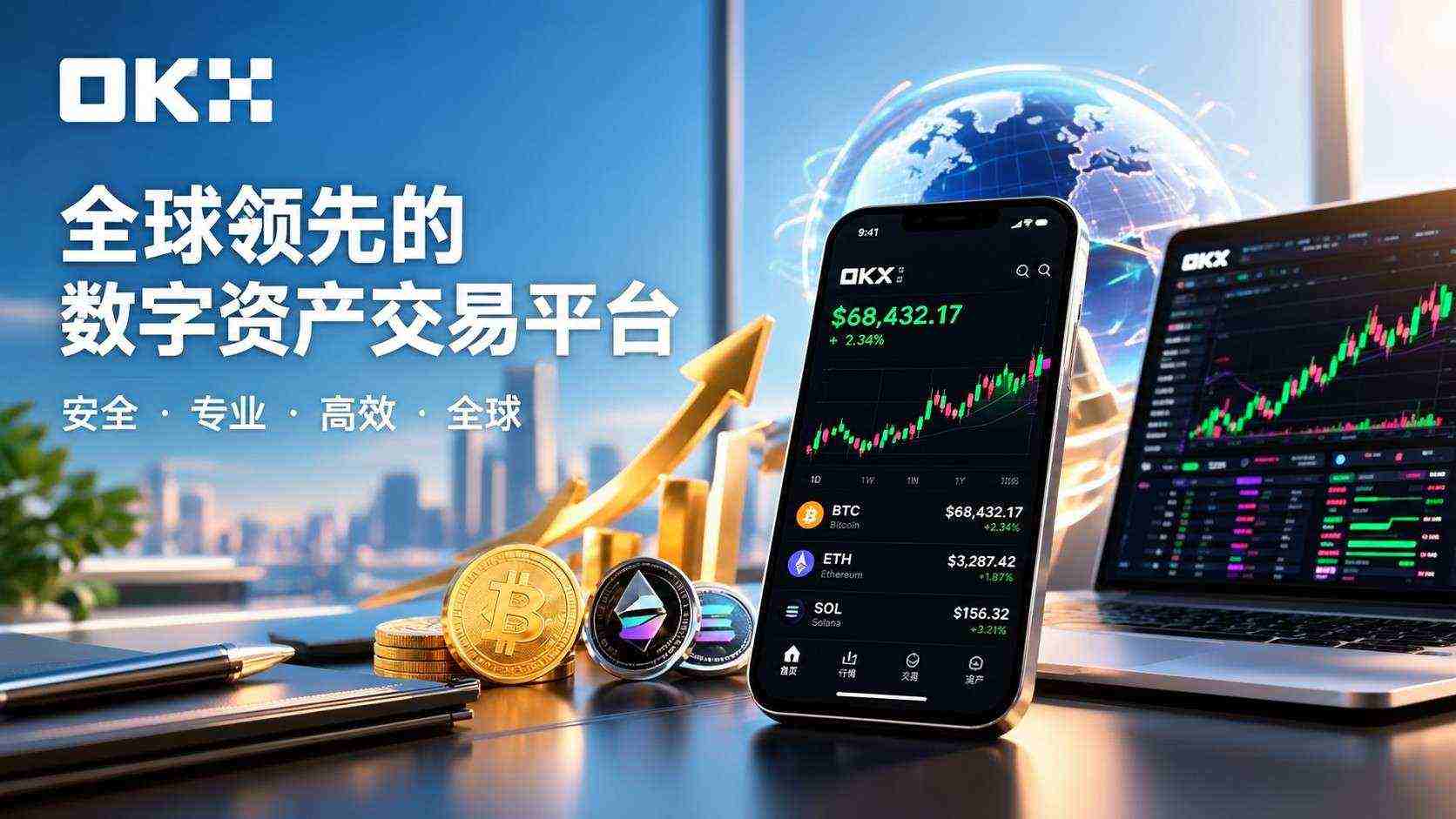 app欧交易所  App 主界面展示